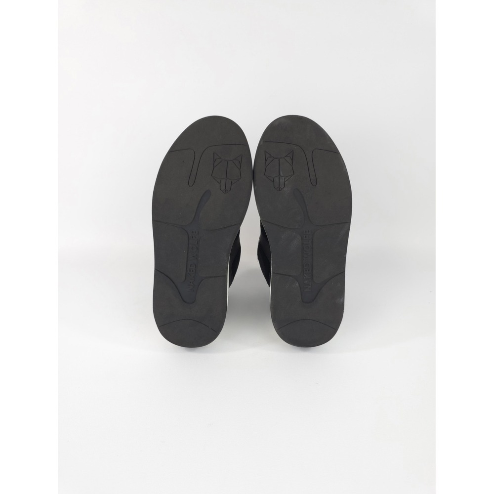 Naked Wolfe Black Platform Slider Sneakers Size 7.5 WEDNESDAY ADDAMS NETFLIX - Picture 6 of 9